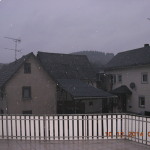 Der erste Schnee für diesen Winter