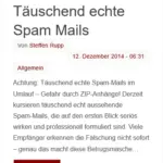 Spam Mails