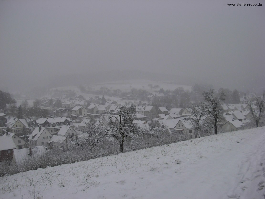 Videos, Blasbach von oben im Schnee