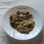 Die Champignonpfanne mit Reis 1
