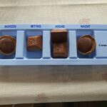 Schokolade Pillendose