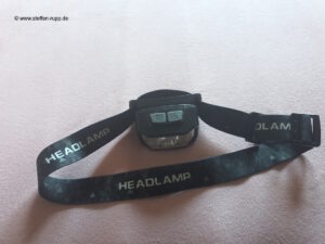 Aaizplz Stirnlampe Oben