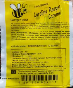 Carolina Reaper Caramel Chili Samen