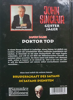 Jason Dark - John Sinclair - Doktor Tod - Rückseite