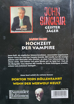 Jason Dark - John Sinclair - Hochzeit der Vampire - Hinten