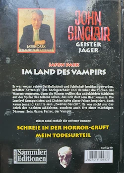 Jason Dark - John Sinclair - Im Land des Vampirs - Rückseite